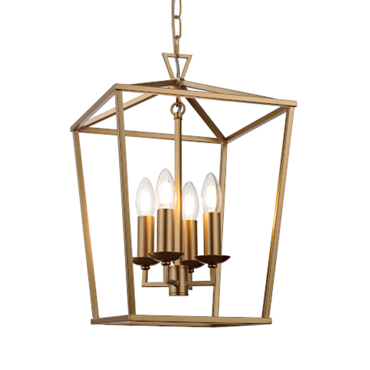 Pergian 4 Light Candle Pendant with Adjustable Chain