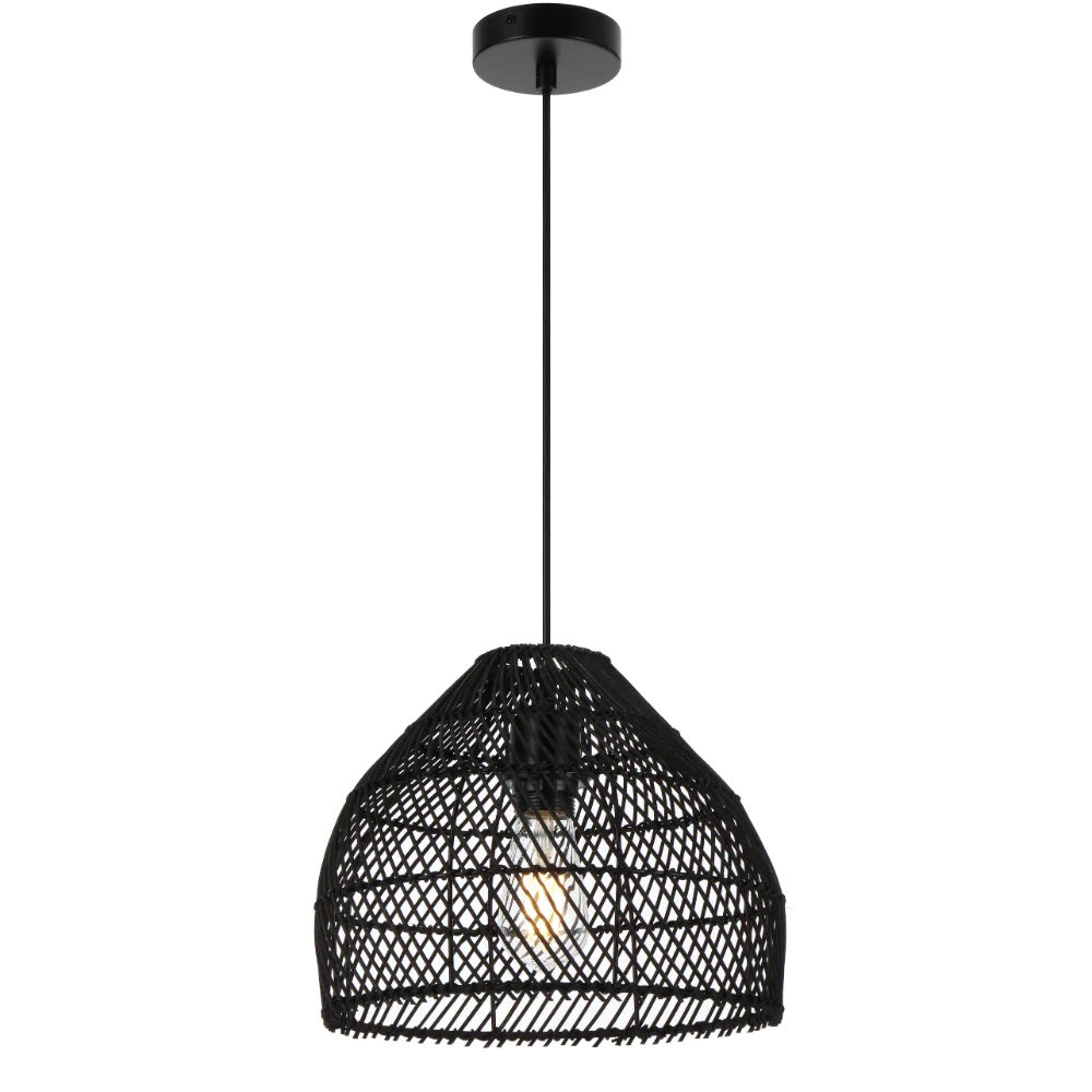 Frya Rattan Pendant Light - Hand Woven Design