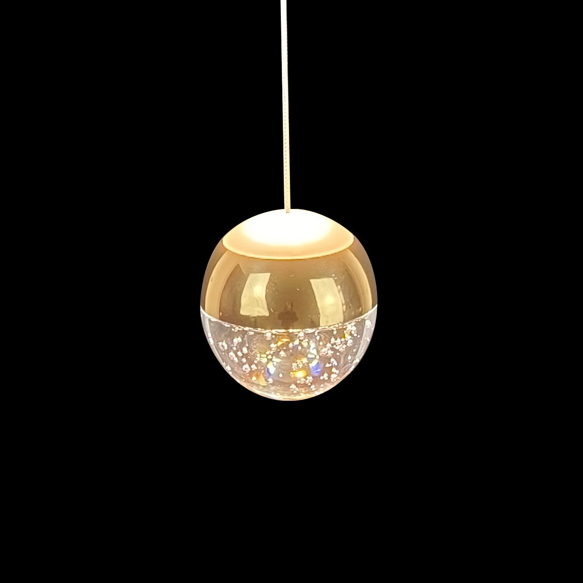 Messina Single LED Ball Pendant Light