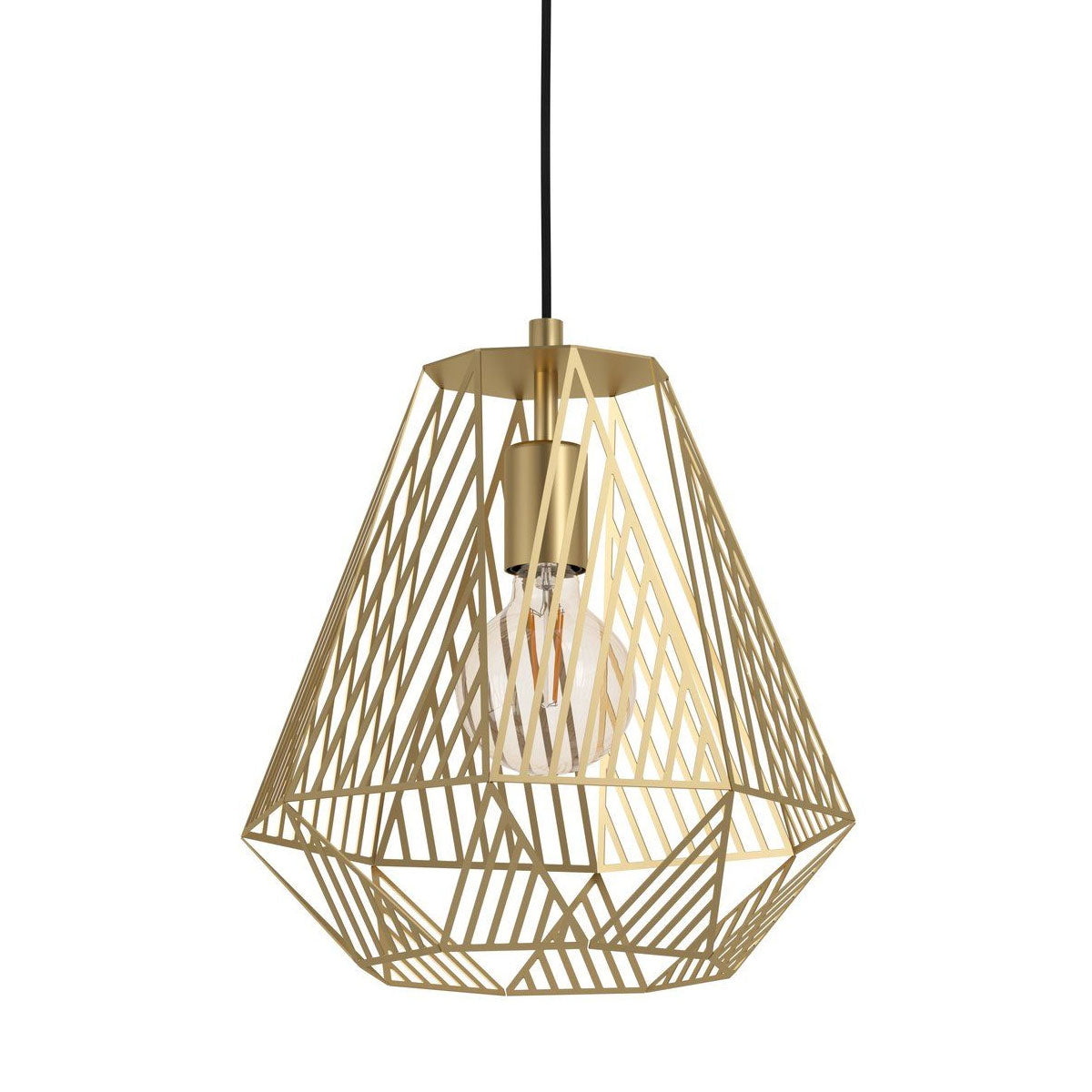 Stype Geometric Diamond Shaped Pendant Light with E27 Holder