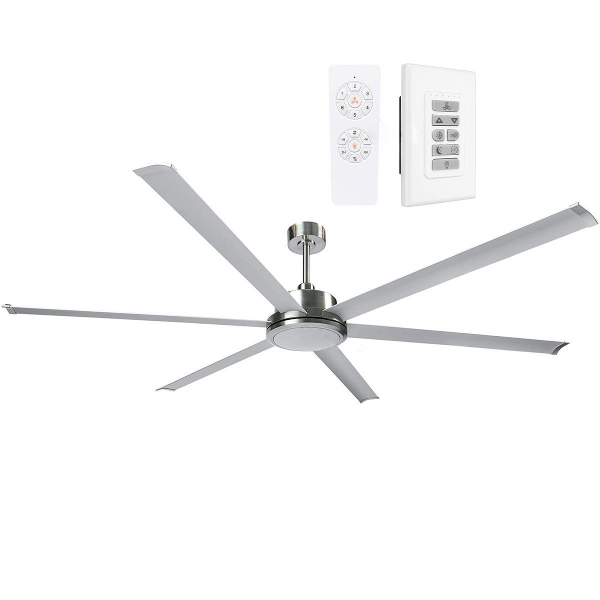 Colossus 6 Blade DC Ceiling Fan with Wall Control & Remote