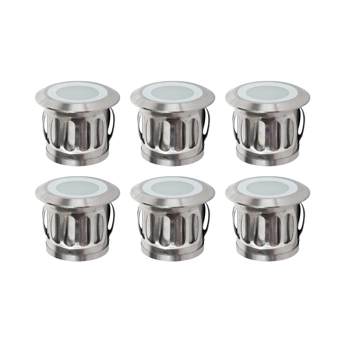 Flame Mini Deck LED Light Kit - 316 Stainless Steel  (6 Pack)