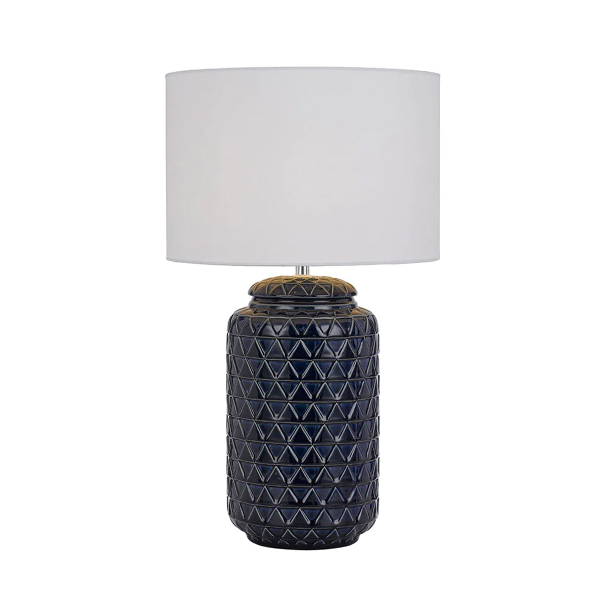 Heshi Ceramic Table Lamp with Drum Shade