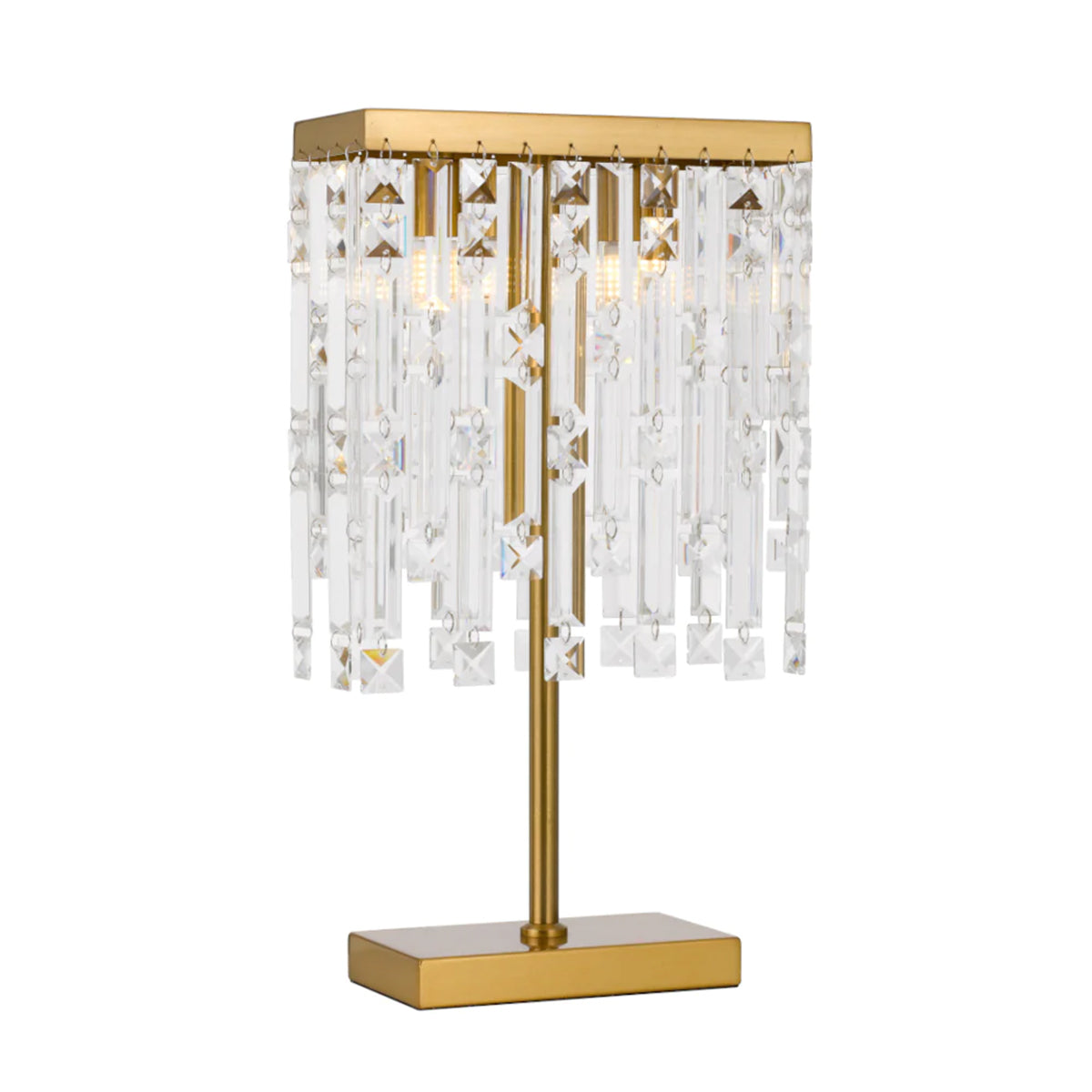 Cerone 2 LT Table Lamp with Optik Crystal Shade