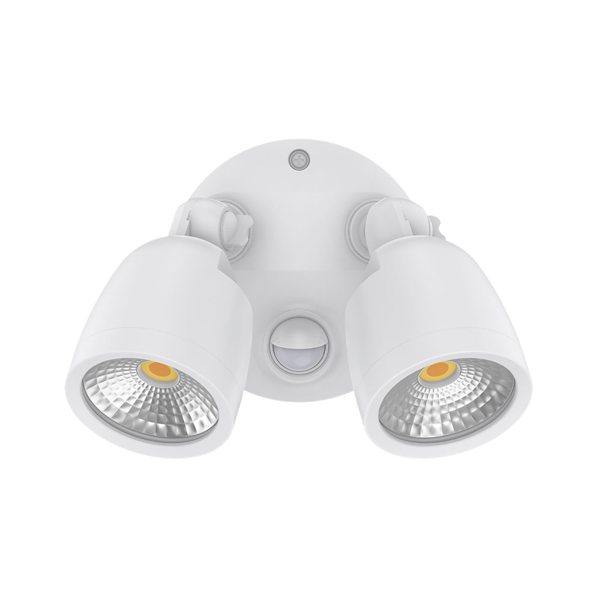 Muro Eco Dual-Head Coastal Outdoor Spotlight with Sensor