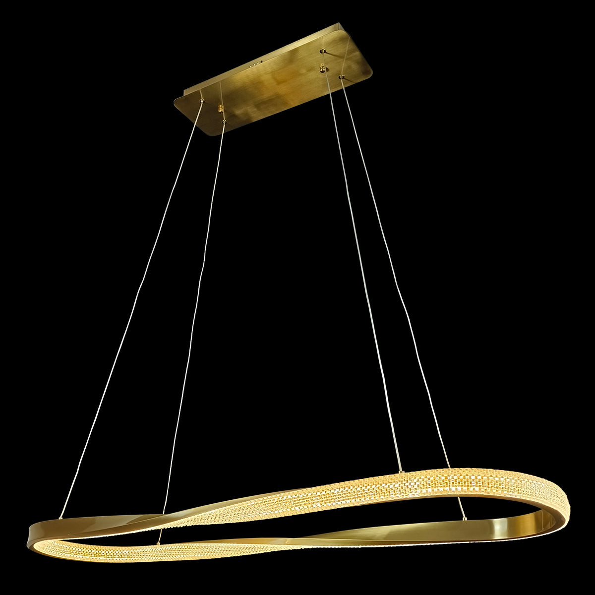 Saturno Oval Ring Pendant Light