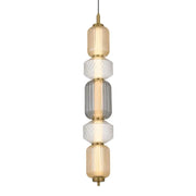 Lighting Torso 5-Light 22W LED Iron & Glass Lantern Style Pendant Light