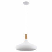 Sabinar Small Timber Pendant Light with Adjustable Height