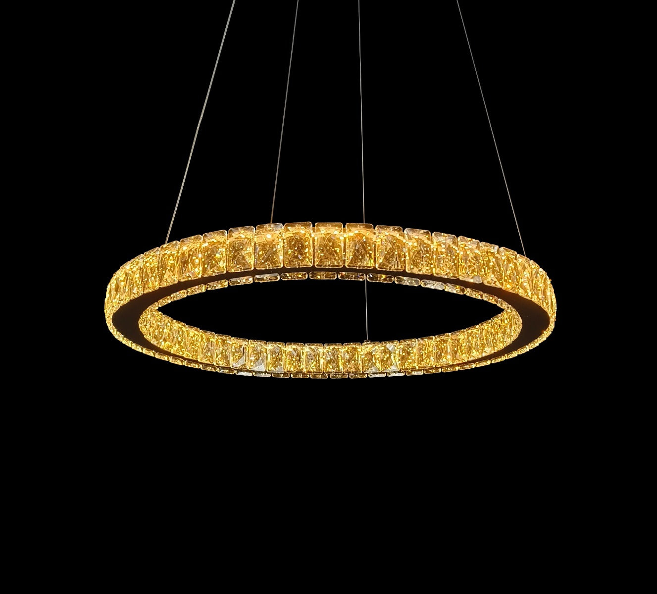 Rozanno 1 Ring Pendant - Chrome - Tri-Colour -Chrome