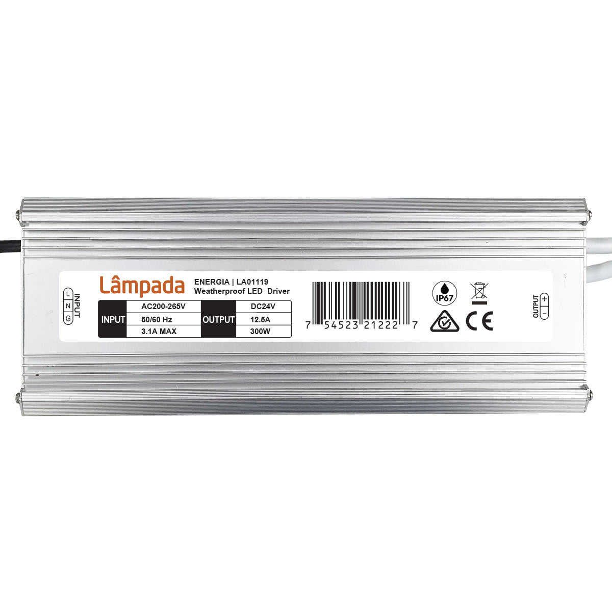 Energia DC LED Driver IP67