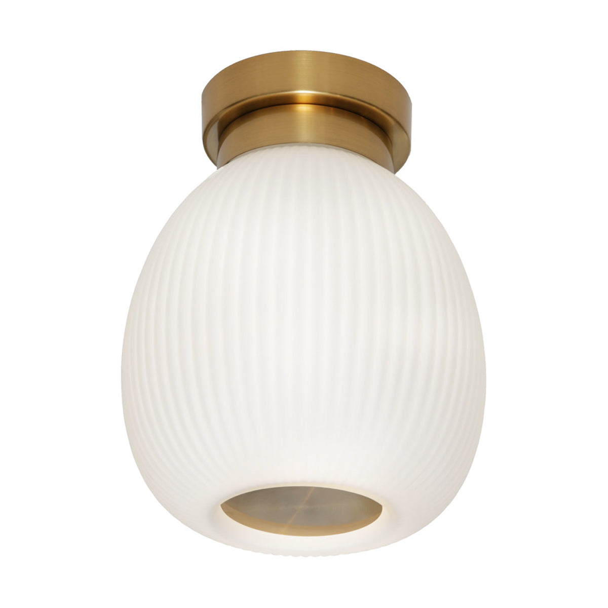 Garman Batten Fix Light with Ribbed Opal Matte Glass