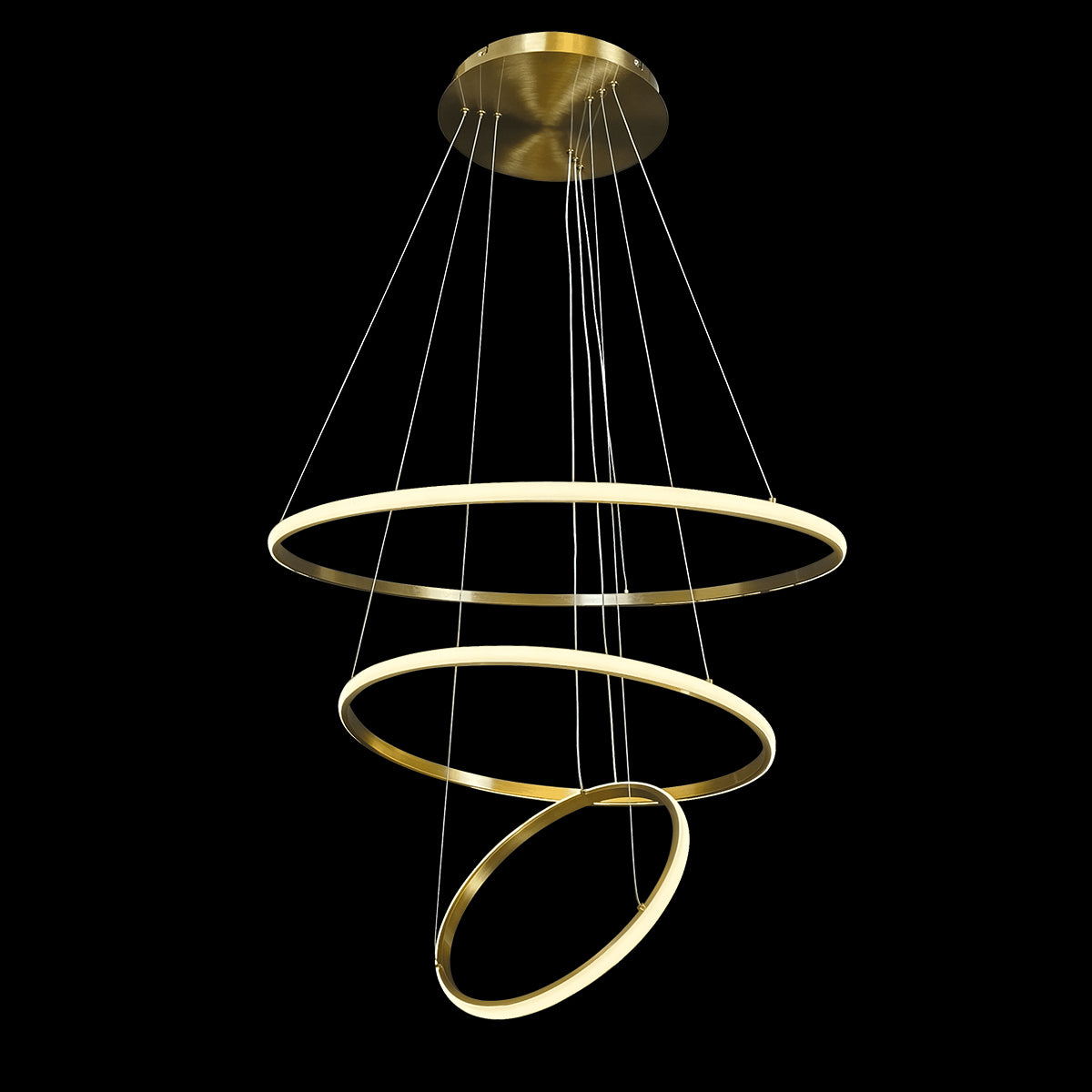 Marcello 3 Ring Pendant LED Light