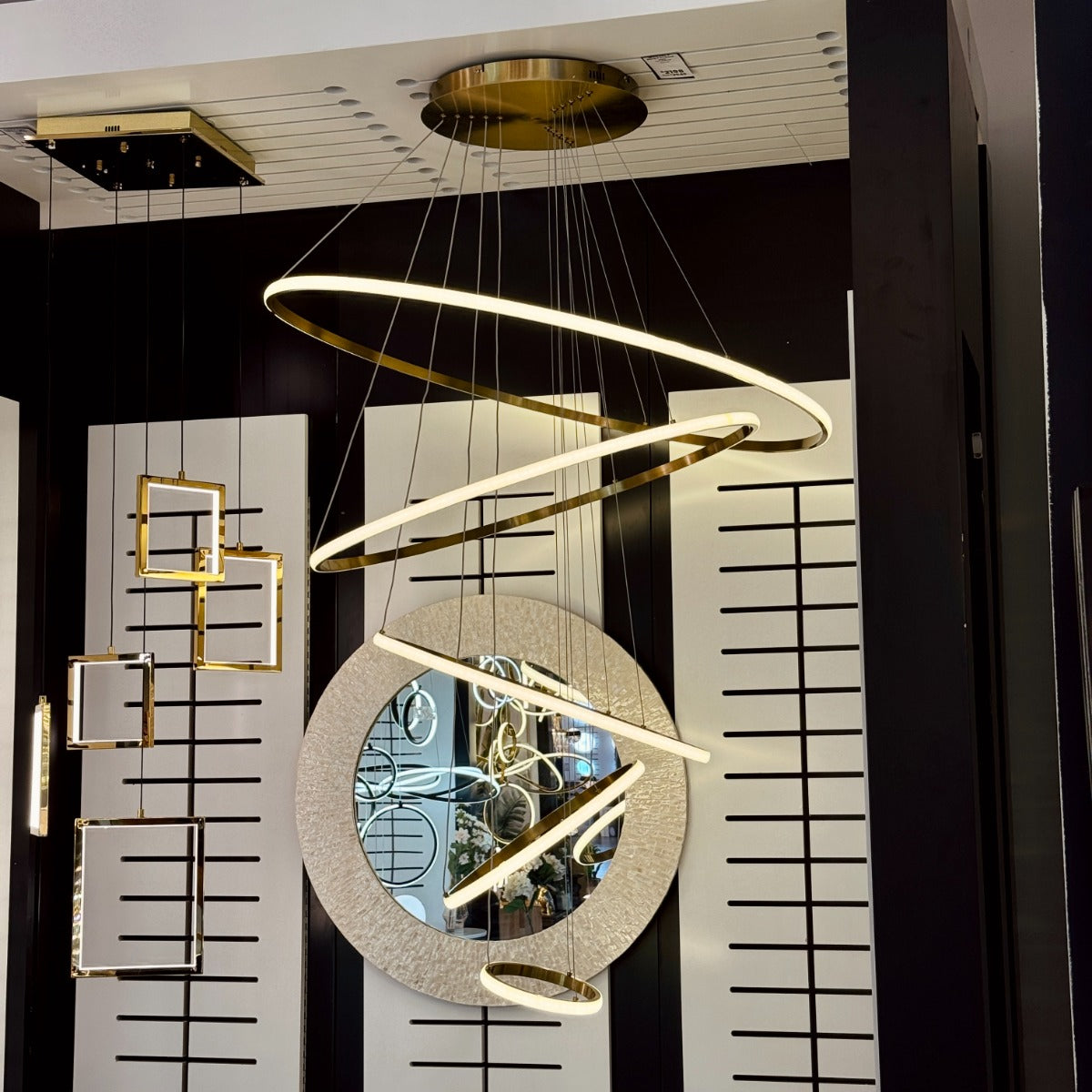 Marcello 5 Ring Pendant LED Light