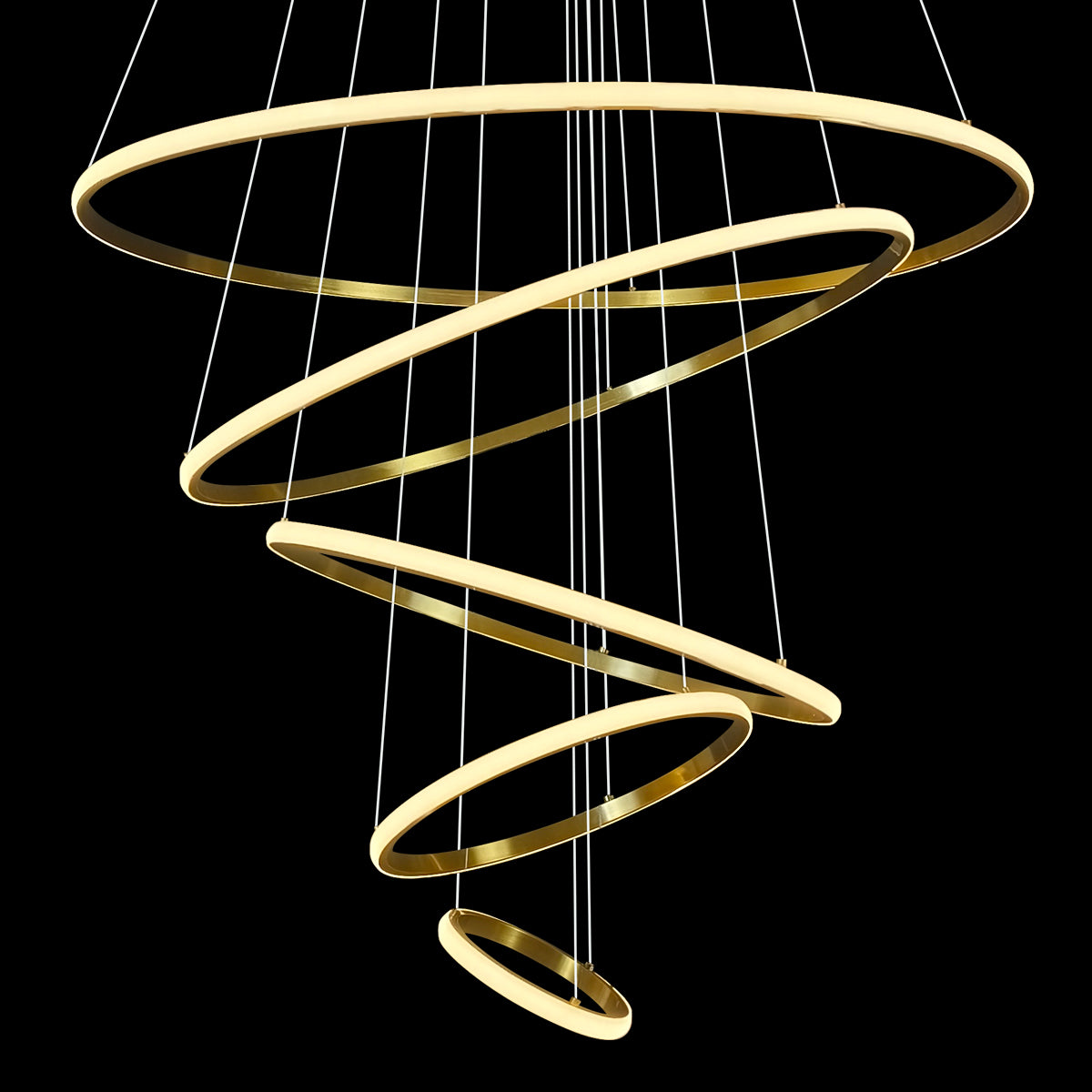 Marcello 5 Ring Pendant LED Light