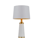 Margot Table Lamp with Tapered Shade and Gold Detailing