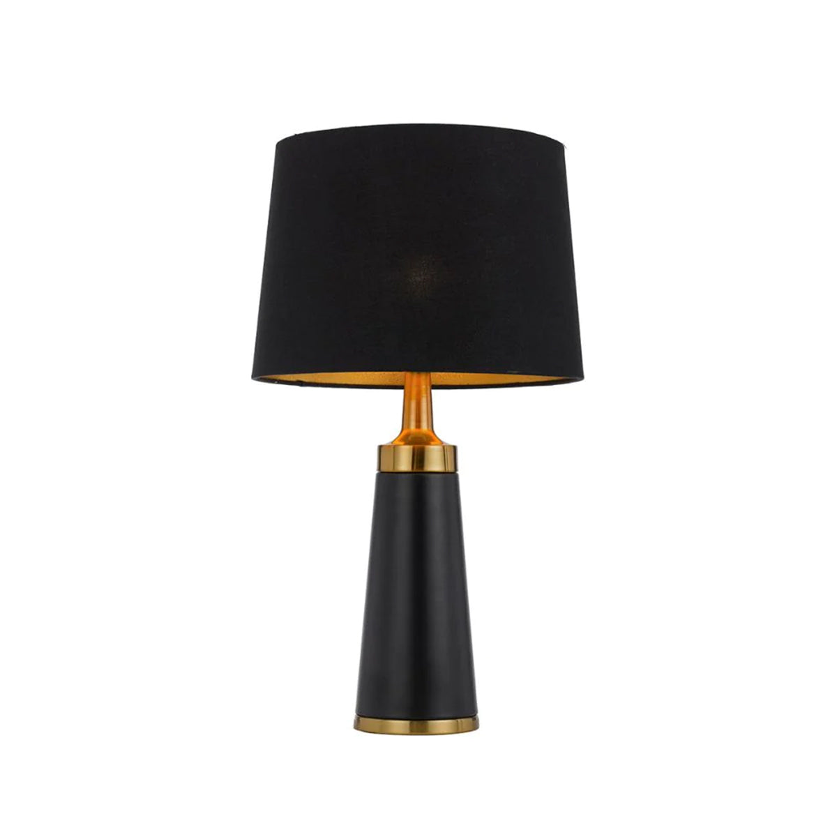 Margot Table Lamp with Tapered Shade and Gold Detailing