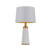 Margot Table Lamp with Tapered Shade and Gold Detailing