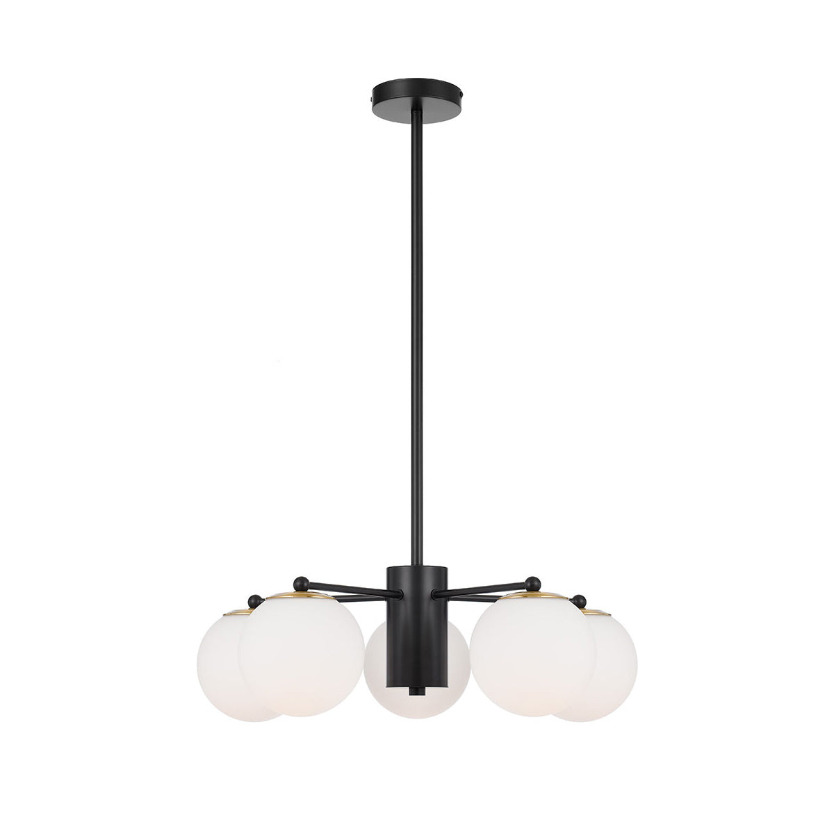 Marsten 5 Light Orb Cluster Pendant Light