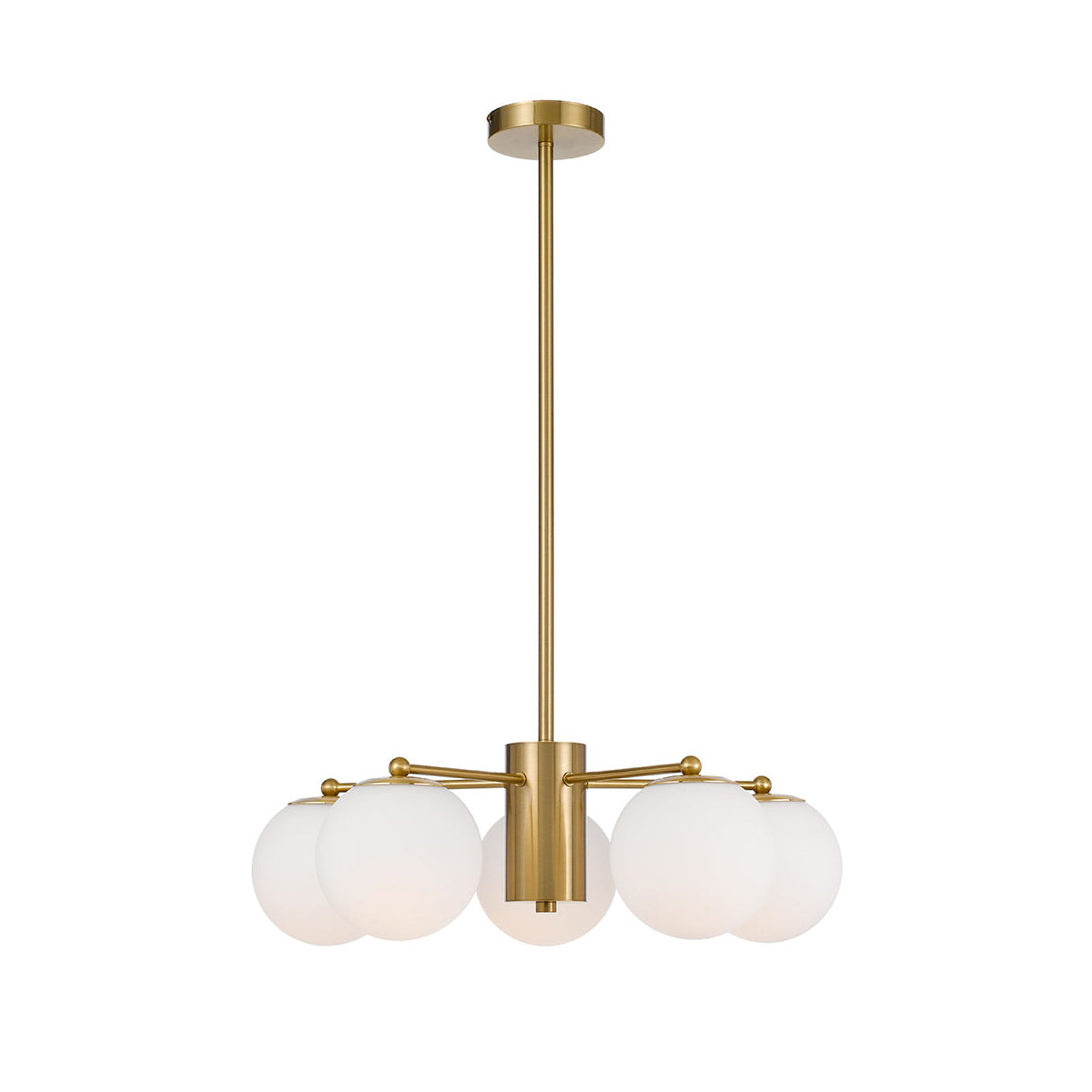 Marsten 5 Light Orb Cluster Pendant Light