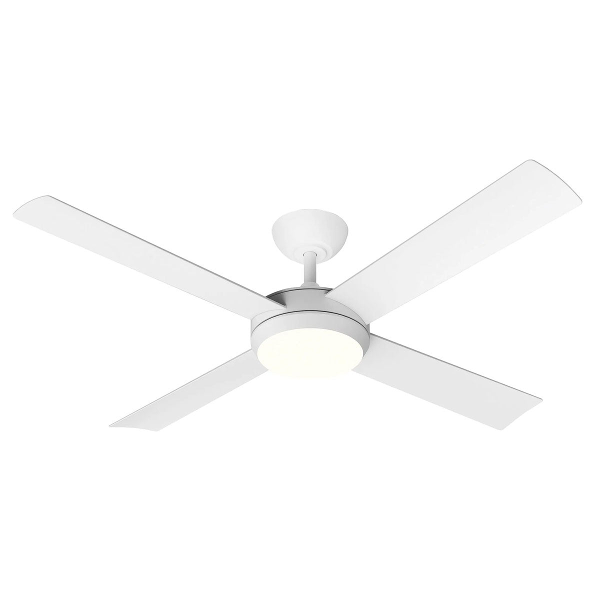 Quantum DC  Wall Control Ceiling Fanwith 4 Fast Fix Blades &  Light