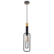 Marvin Rectangle Metal Pendant Light with E27 Lampholder