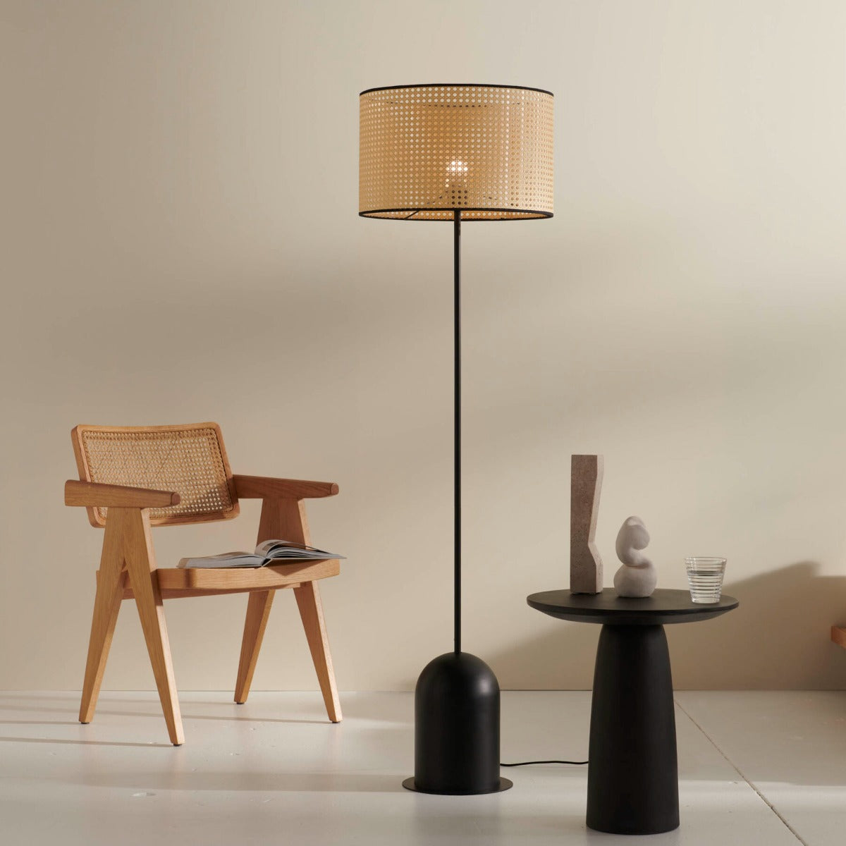 Mayfield Kimi Rattan Floor Lamp