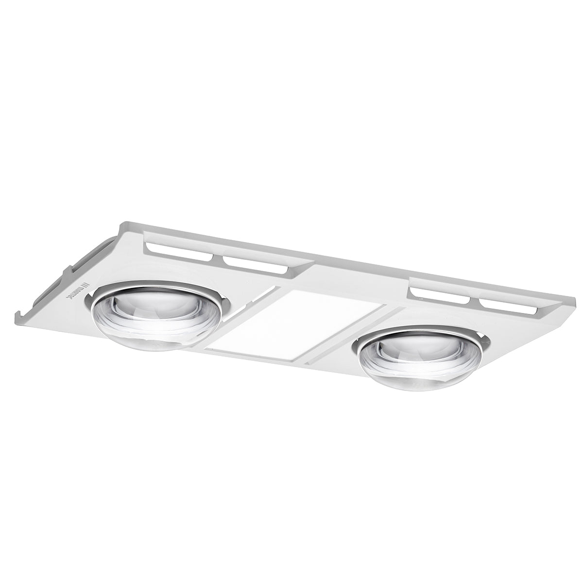 Profile Panel 2 3-in-1 Bathroom Heater Fan Exhaust with LED Light