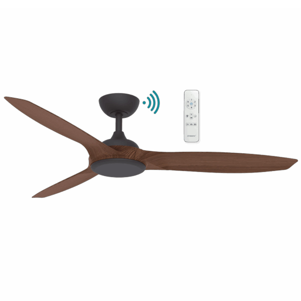 Newport 56" Smart DC Ceiling Fan with WiFi Remote Control