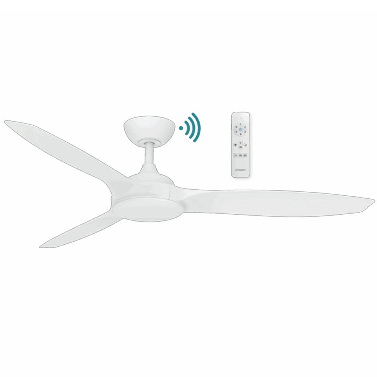 Newport 56" Smart DC Ceiling Fan with WiFi Remote Control