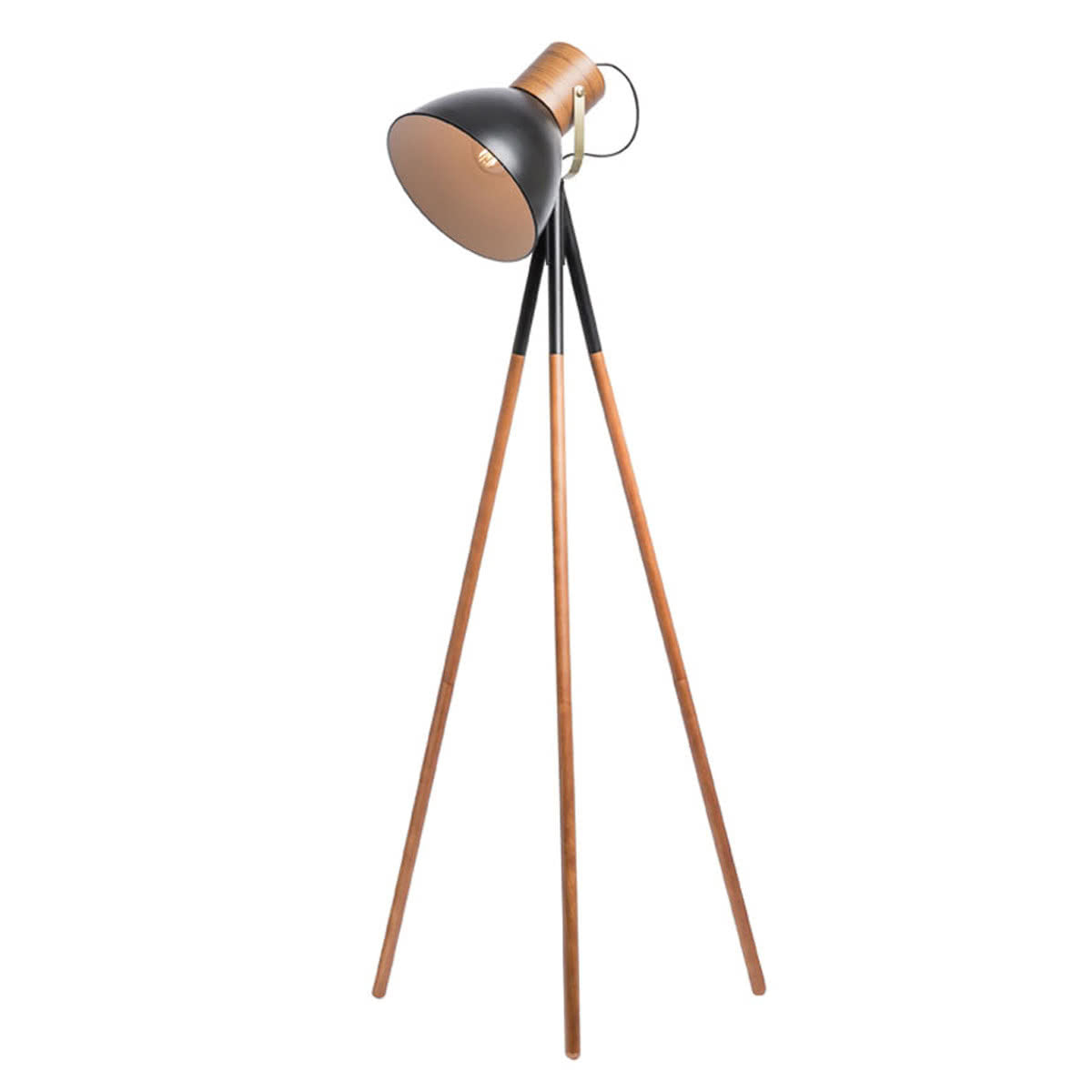 Calico Timber Tripod Floor Lamp