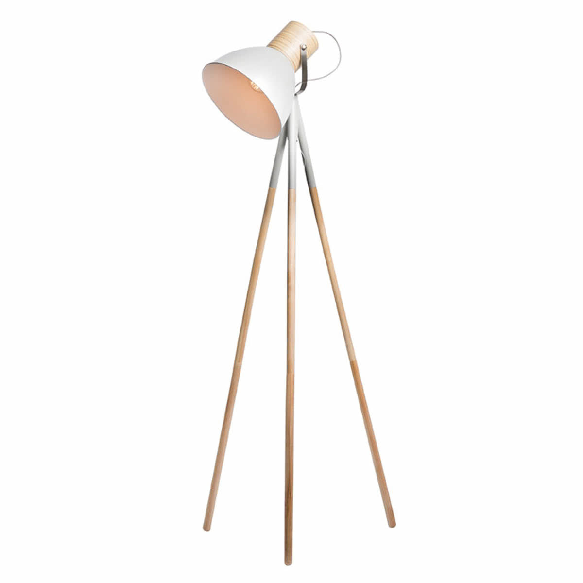 Calico Timber Tripod Floor Lamp