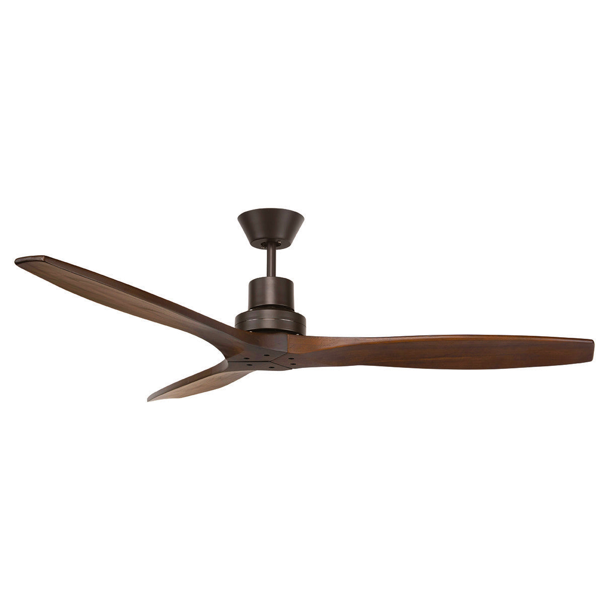 Mercury 52"AC Ceiling Fan with 3 Handcrafted Timber Blades