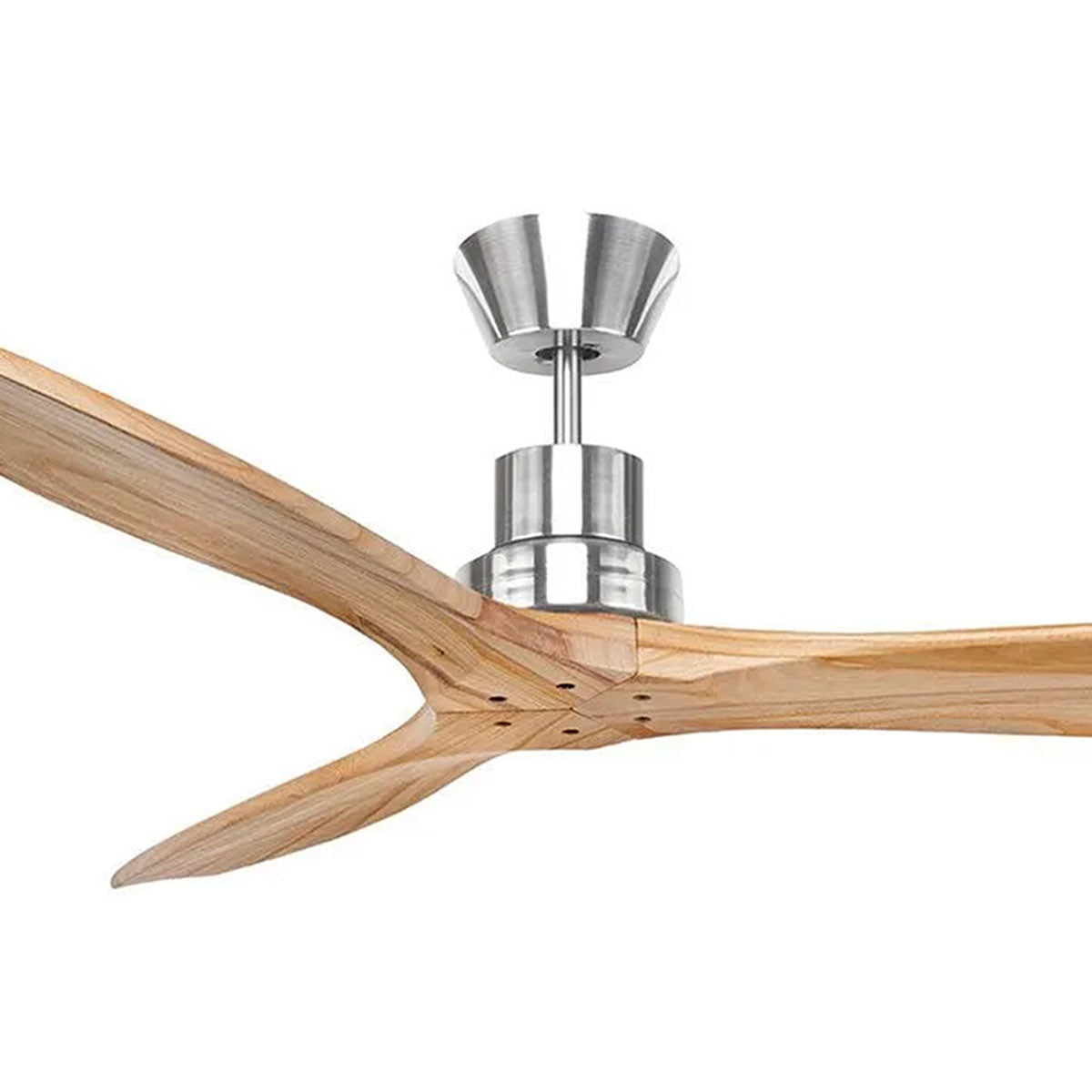 Mercury 52"AC Ceiling Fan with 3 Handcrafted Timber Blades