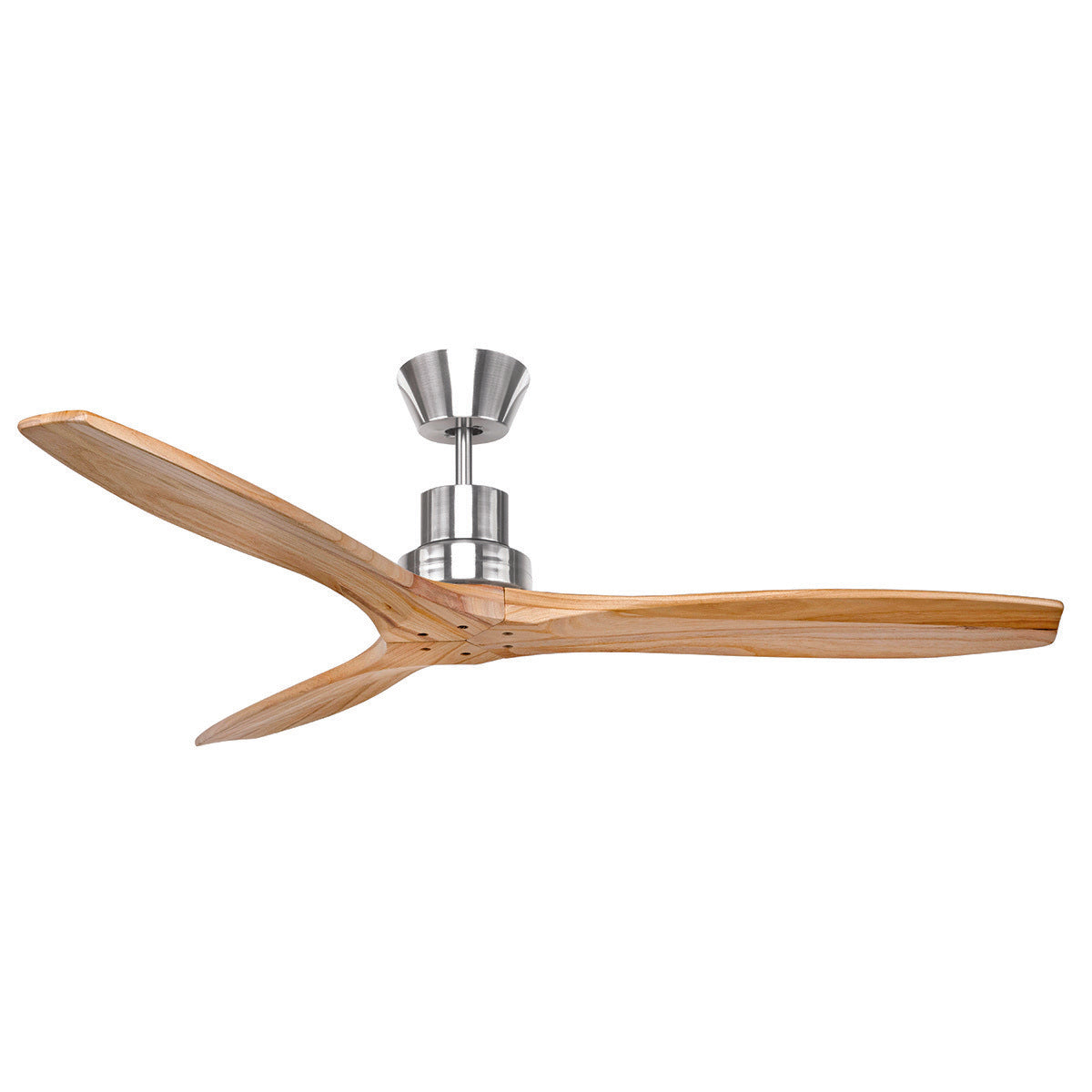 Mercury 52"AC Ceiling Fan with 3 Handcrafted Timber Blades