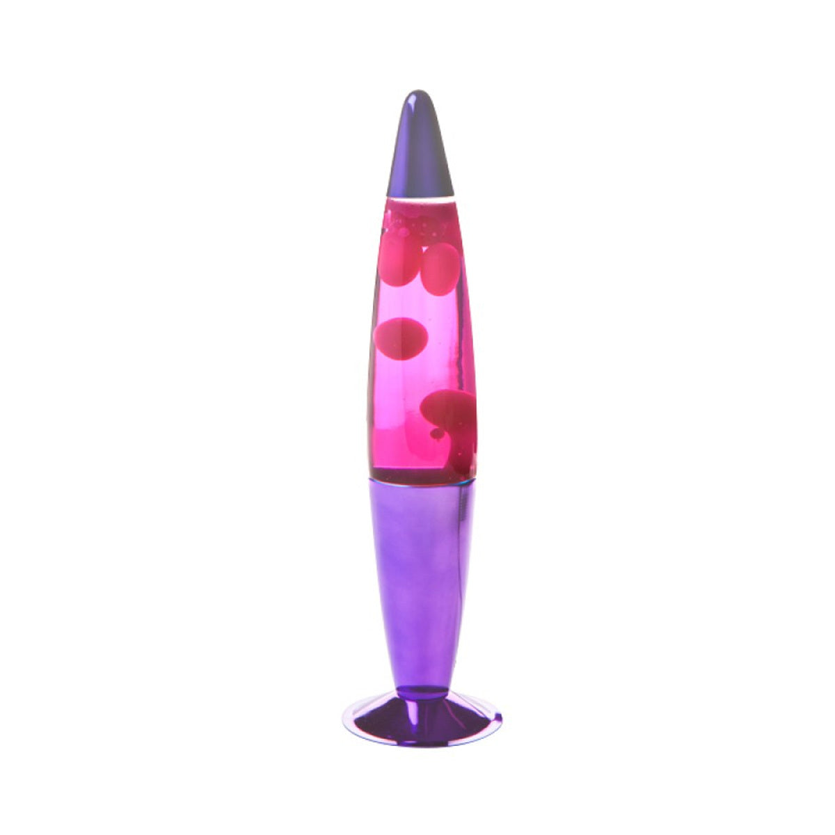 Metallic Peace Motion Lava Lamp - Pink & Purple