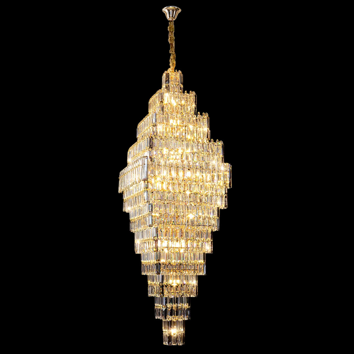 Milano Crystal Chandelier 700mm with 39 Lights