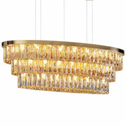 Milano Oval Crystal Chandelier