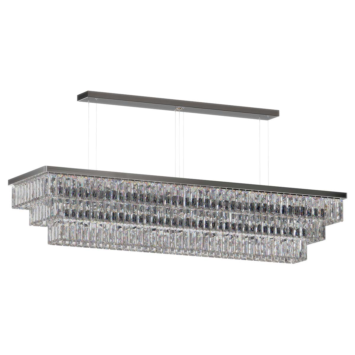 Milano Rectangle Crystal Chandelier