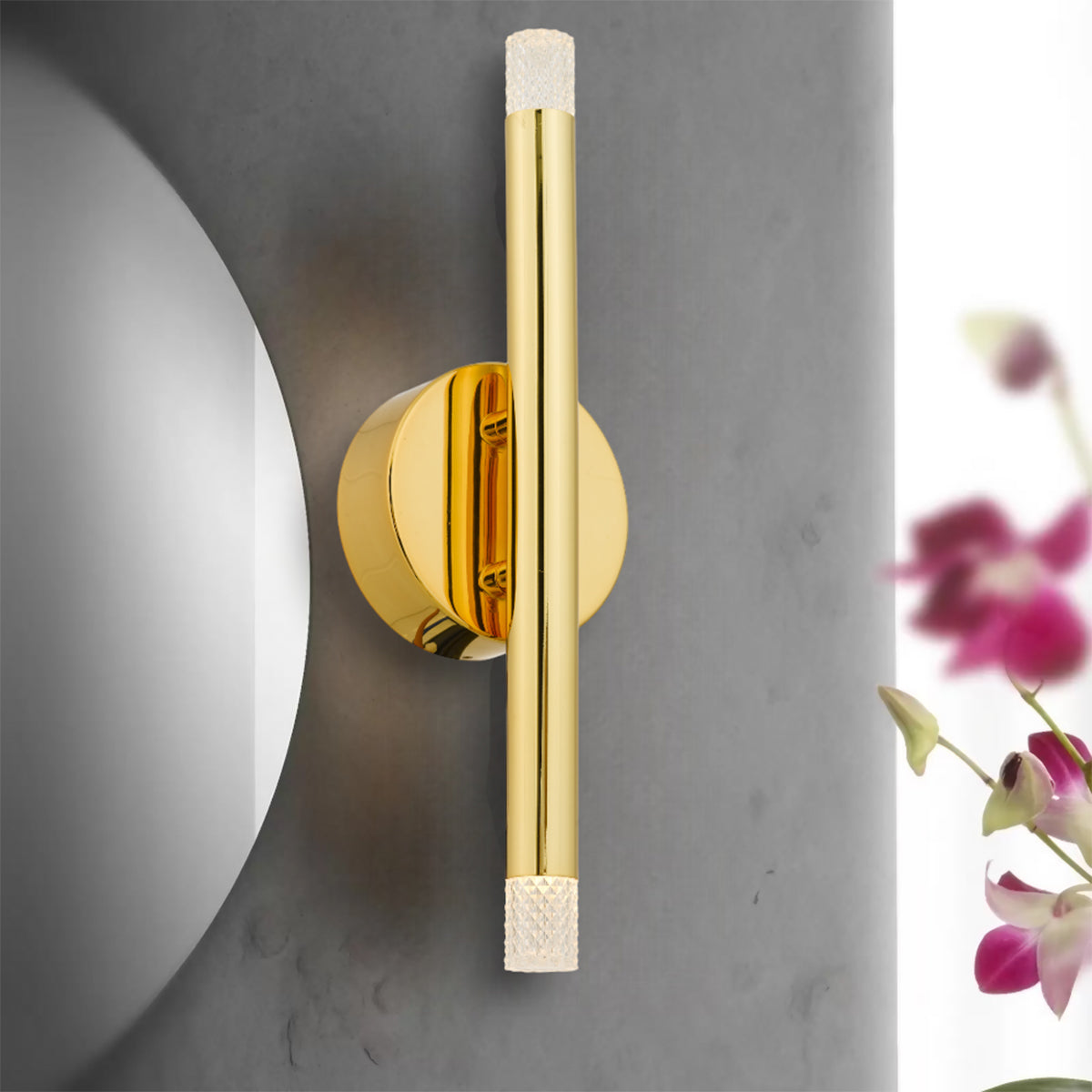 Milazo 2 Light LED Wall Light with Integrated 3000K Warm Light