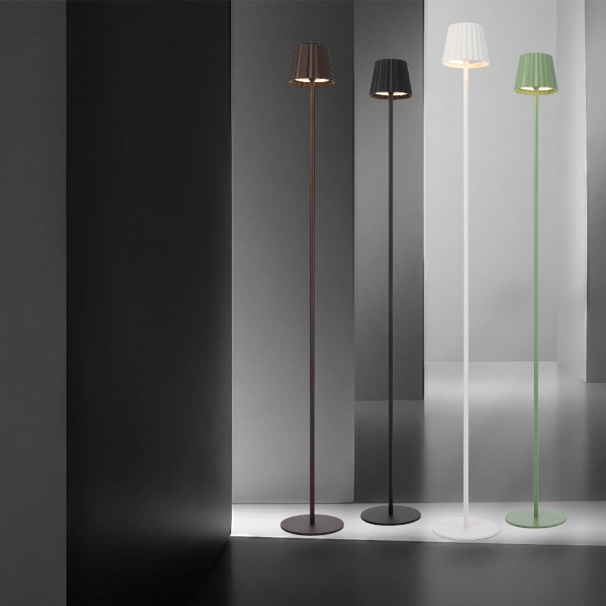 Mindy Rechargeable Cordless LED Floor Lamp with USB Port