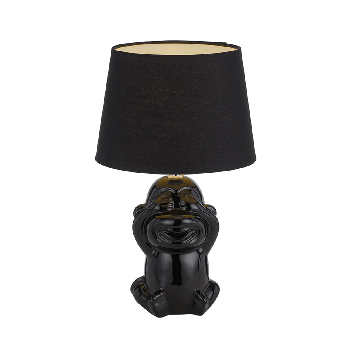 Misaru Table Lamp with Soft Fabric Shade - Playful Design