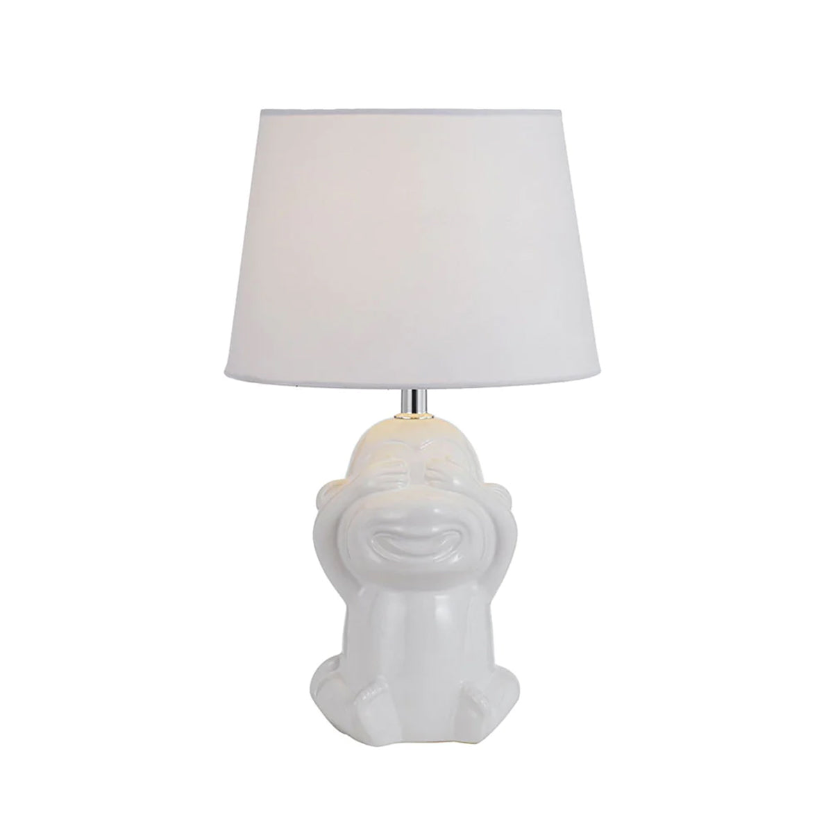 Misaru Table Lamp with Soft Fabric Shade - Playful Design