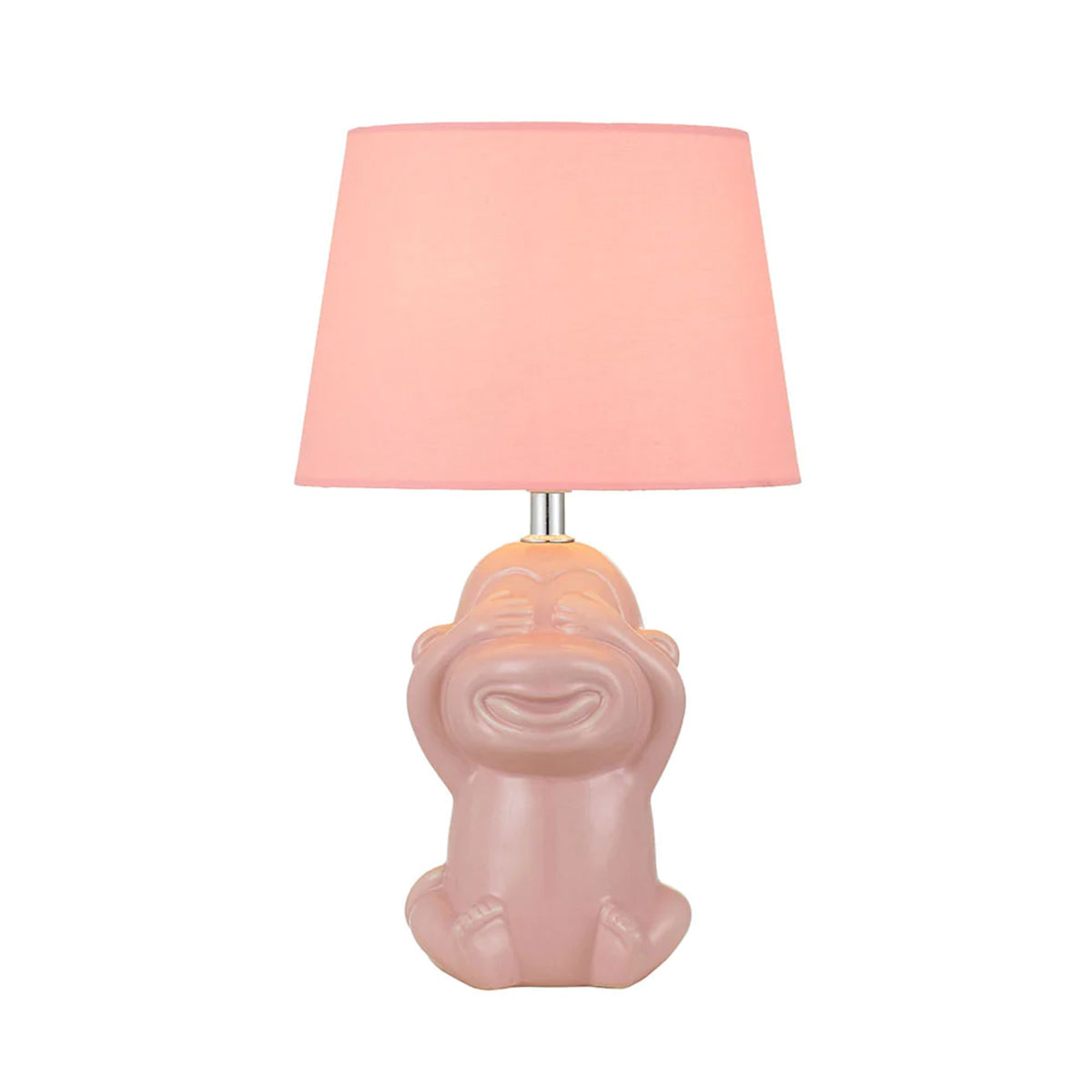 Misaru Table Lamp with Soft Fabric Shade - Playful Design
