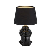 Misaru Table Lamp with Soft Fabric Shade - Playful Design