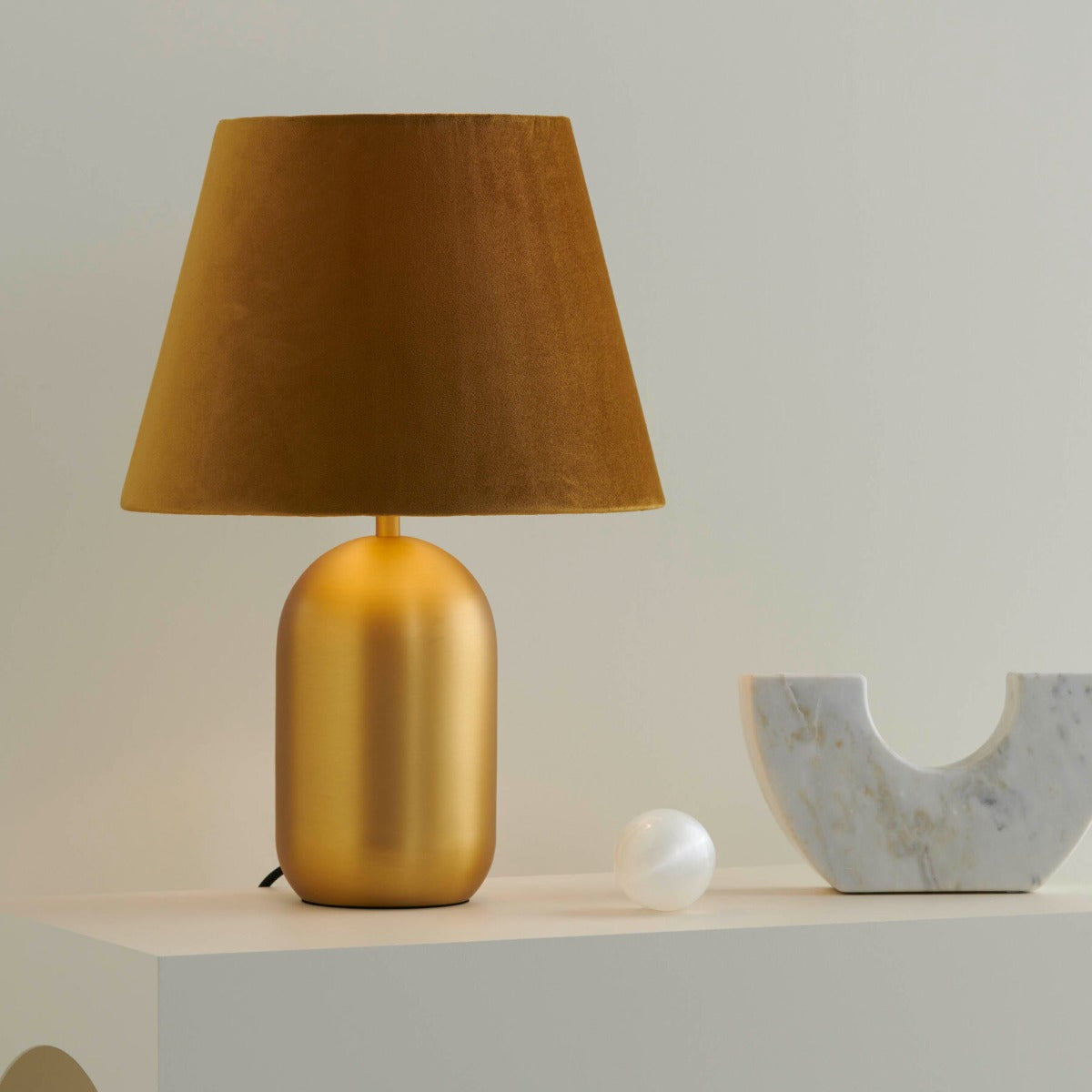 Misty Brass Table Lamp