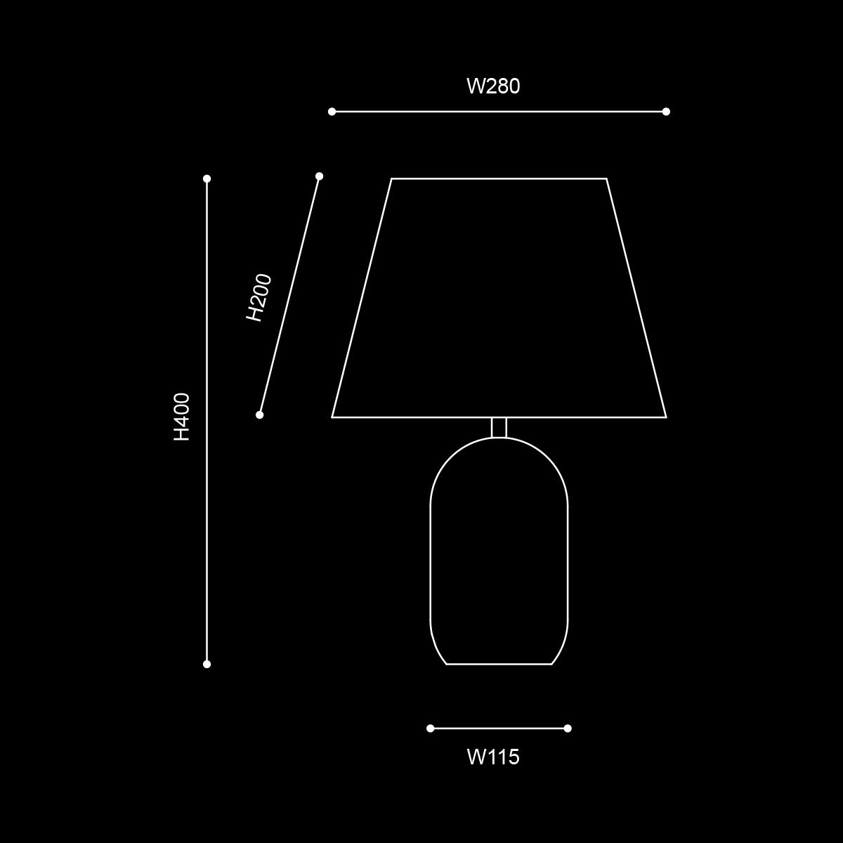 Misty Brass Table Lamp