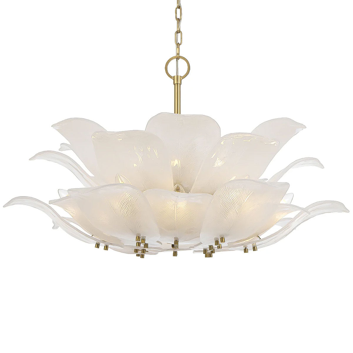 Monte 12 Light Pendant Light - Elegant Brass Design