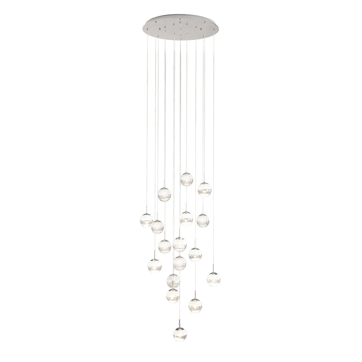 Montefio 2 17LT LED Crystal Chandelier Pendant Light