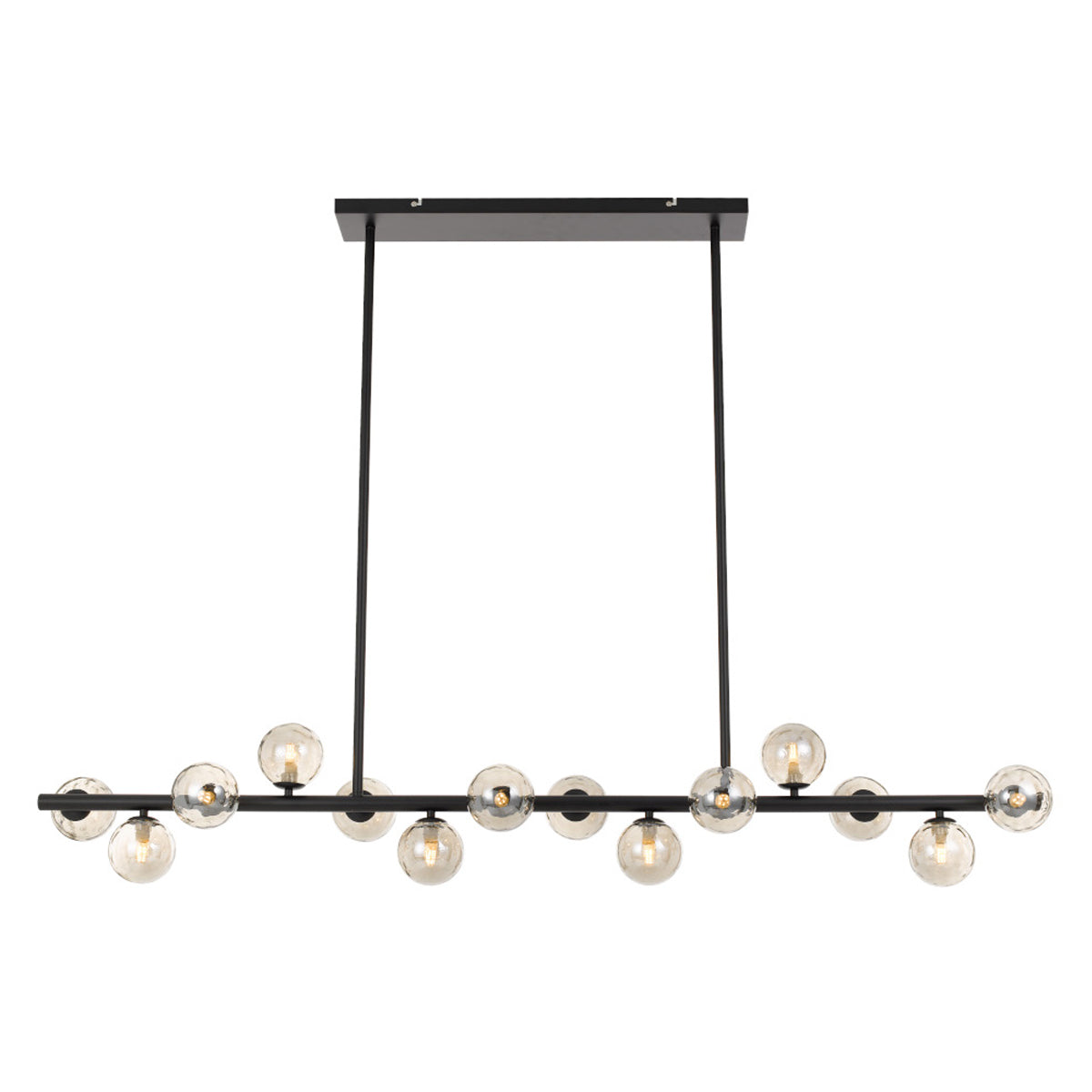 Moran 14 Light Pendant with Blown Glass Globes