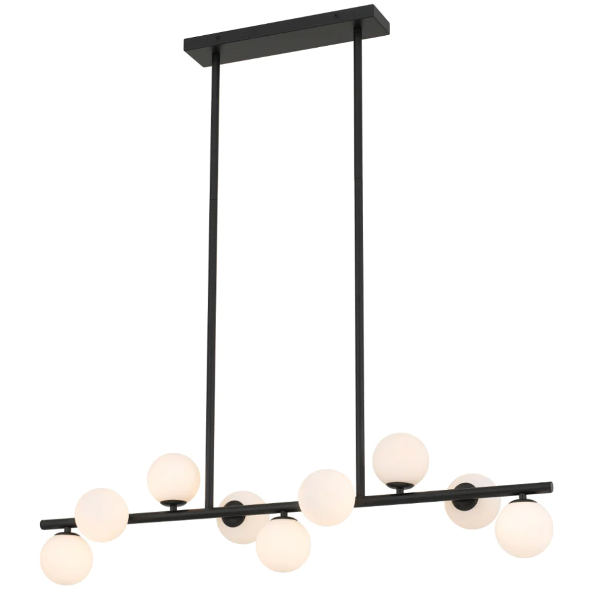 Moran 9 Light Linear Pendant with Glass Shades